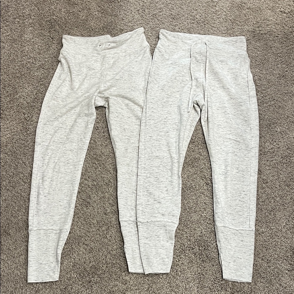 Women’s Lightweight Heather Gray Jogger Leggings - 2-Pack